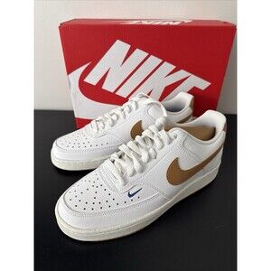 Nike Court Vision Low White Brown FV9952-102 Women's Sizes8.5